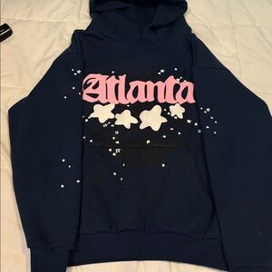 ‘Navy’ Atlanta sp5der hoodie a steal hurry before gone‼️